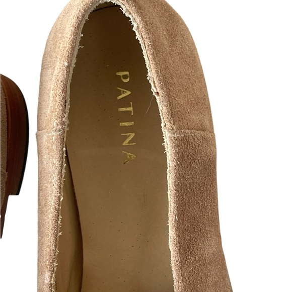 Portland Leather Patina Toffee Suede Pointed Flat Women’s Shoe Size:7.5 main image 6